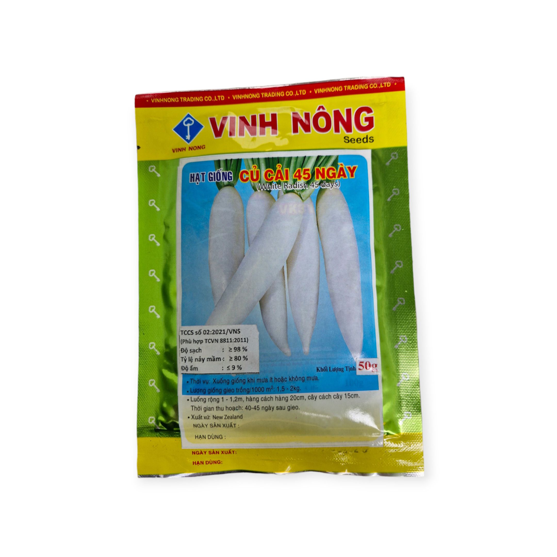 Củ Cải 45 Ngày